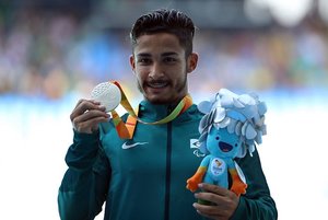 Fábio Bordignon e sua medalha Fábio Bordignon e sua medalha
