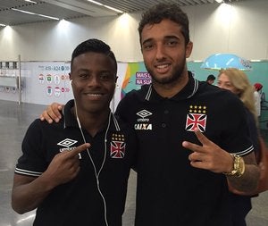 Robinho e Hugo Borges Robinho e Hugo Borges