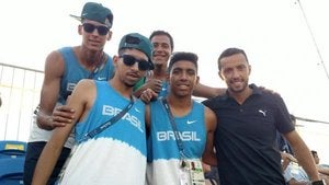 Seleção Brasileira de Futebol 7 e Nenê Seleção Brasileira de Futebol 7 e Nenê