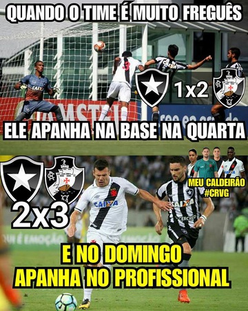Vasco 3 x 2 Botafogo: Memes
