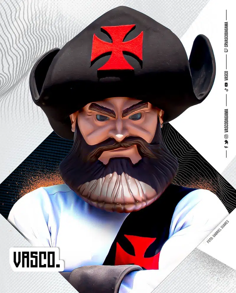 Vasco destaca Mascote em imagem referente ao jogo deste sábado SuperVasco