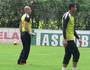 Nei é goleiro em treino do Vasco em Florianópolis (Gustavo Rotstein/GloboEsporte)