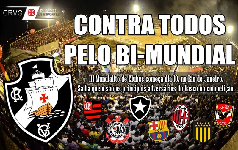 quantos títulos mundiais o vasco tem