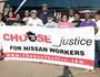 Trabalhadores da fábrica da Nissan nos EUA: direitos dos trabalhadores são direitos civis (Divulgação)