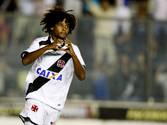 William Barbio comemora gol contra o Friburguense, em 2014 (Marcos Tristão / Agência O Glo)