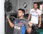 Luan realizando exercícios na academia do CAPRRES (Paulo Fernandes/Vasco)