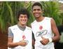 Willen, ao lado de Coutinho (Globo Esporte)