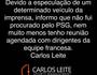 Pronunciamento do Carlos Leite (Twitter do Carlos Leite..)