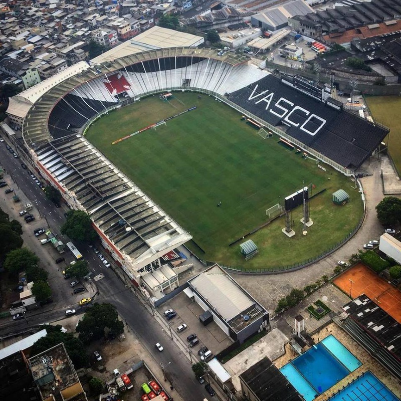 Imagem aérea de São Januário