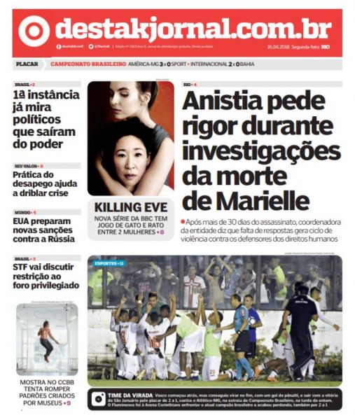 Jornal Vasco x Atlético-MG