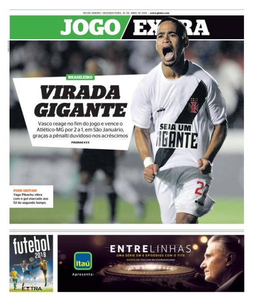 Jornal Vasco x Atlético-MG