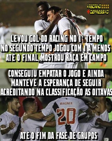 Meme Vasco x Racing