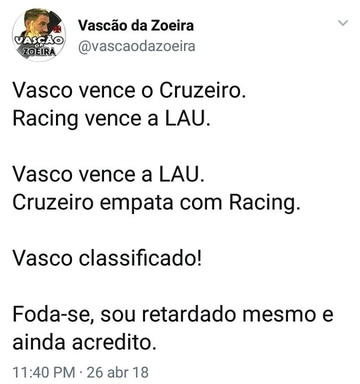 Meme Vasco x Racing