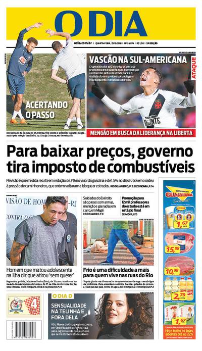 Jornais Vasco x La U
