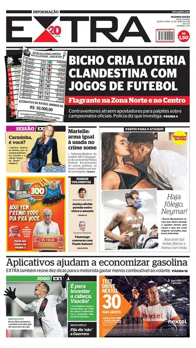Jornais Vasco x La U