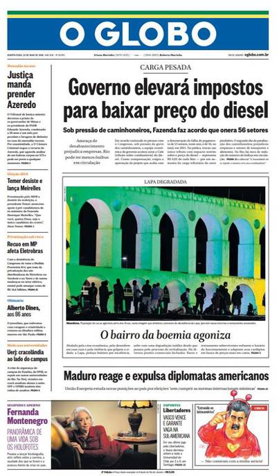 Jornais Vasco x La U
