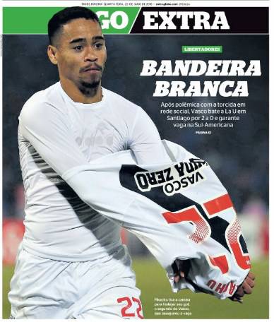 Jornais Vasco x La U