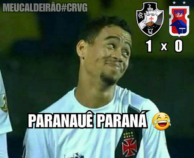 Memes de Vasco x Paraná