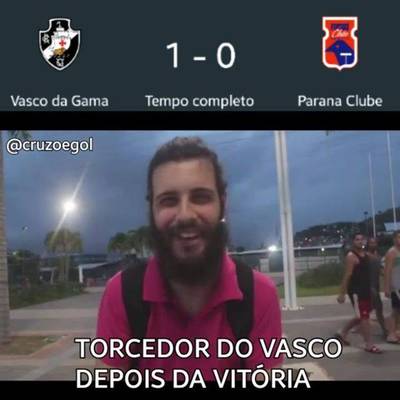 Memes de Vasco x Paraná