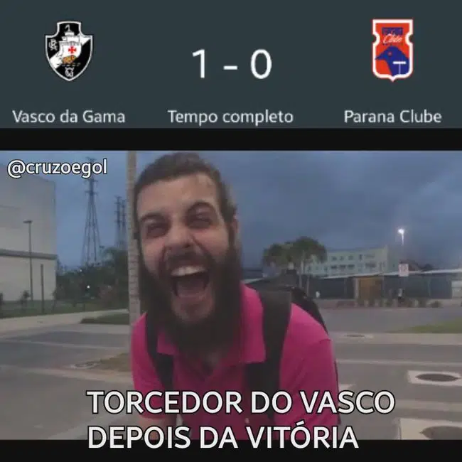 Memes de Vasco x Paraná
