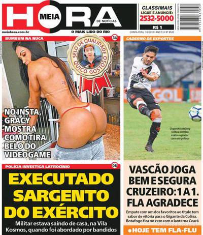 Jornal: Vasco x Cruzeiro