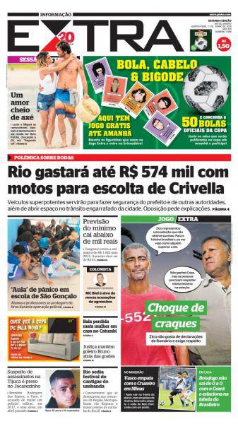 Jornal: Vasco x Cruzeiro