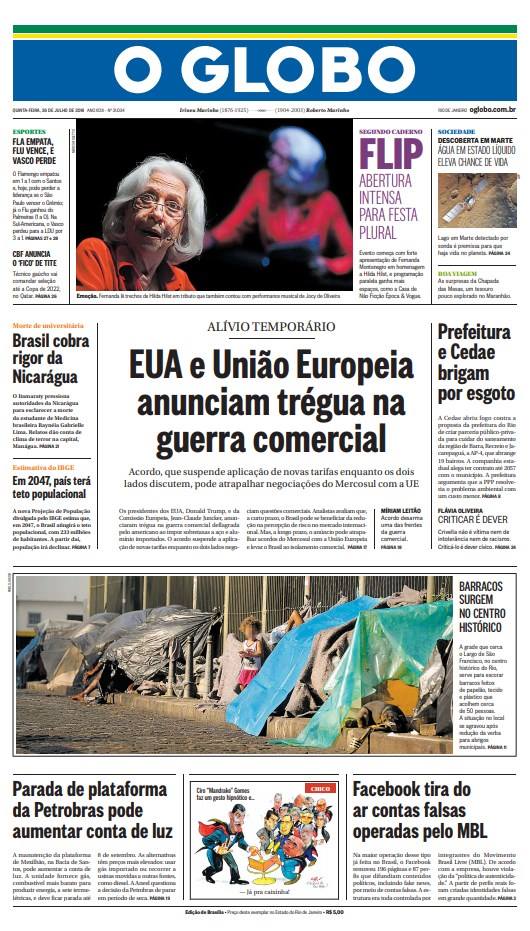Jornal Vasco x LDU