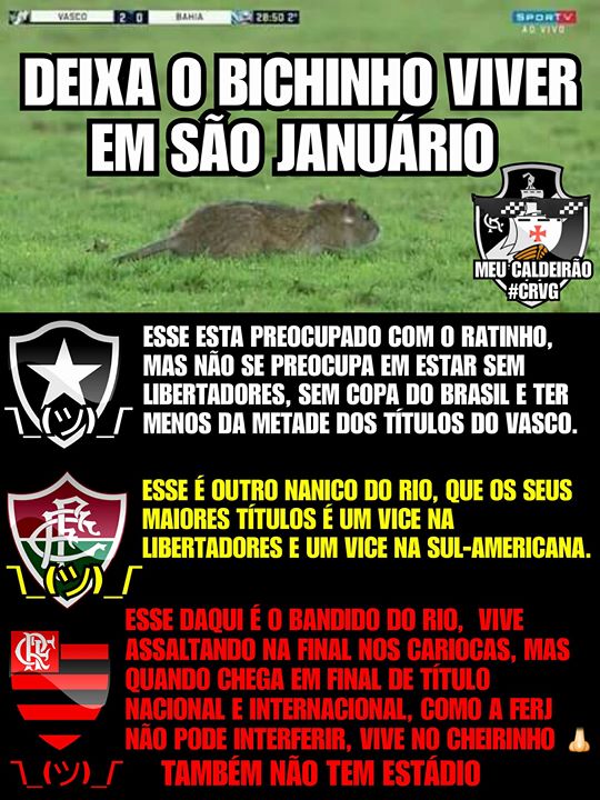 Meme: Vasco x Bahia