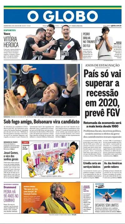 Jornal: Vasco 1 x 0 Grêmio