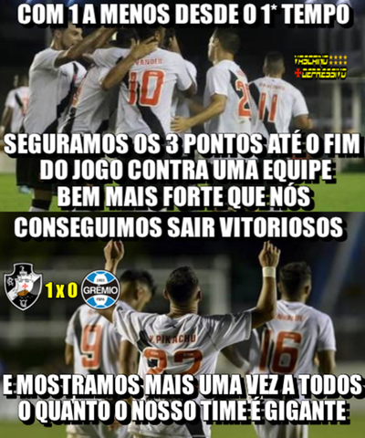 Meme Vasco x Grêmio