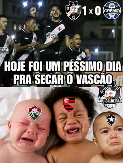 Meme Vasco x Grêmio