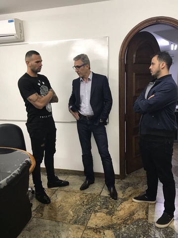 Alexandre Campello e Leandro Castan