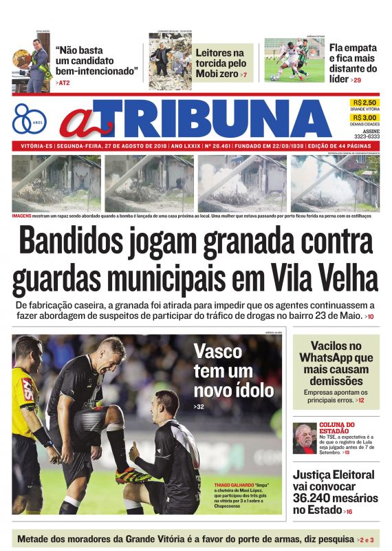 Jornal Vasco x Chape