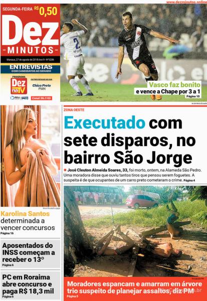 Jornal Vasco x Chape