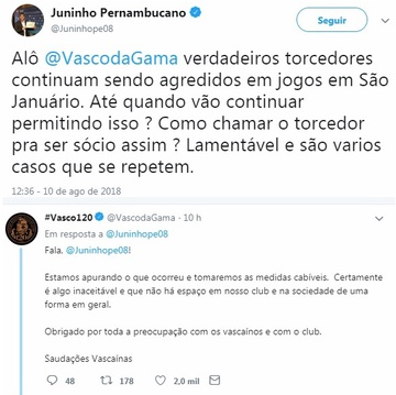 Juninho cobra posicionamento do Vasco