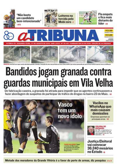 Jornal Vasco x Chape