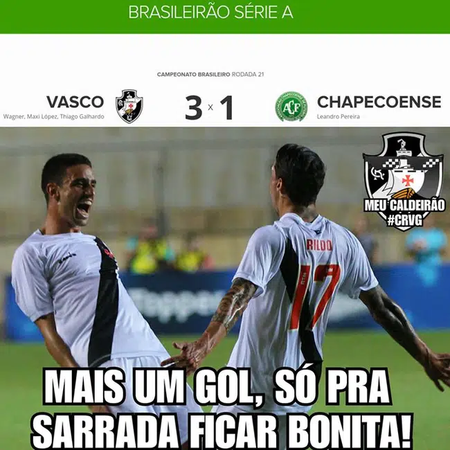 Meme - Vasco x Chapecoense