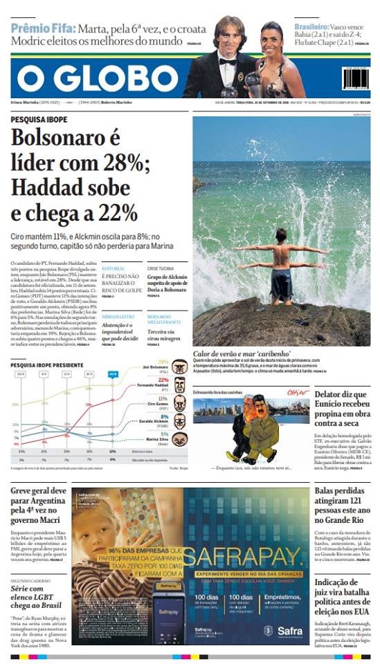 Jornal - Vasco x Bahia
