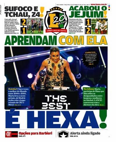 Jornal - Vasco x Bahia