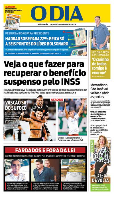 Jornal - Vasco x Bahia