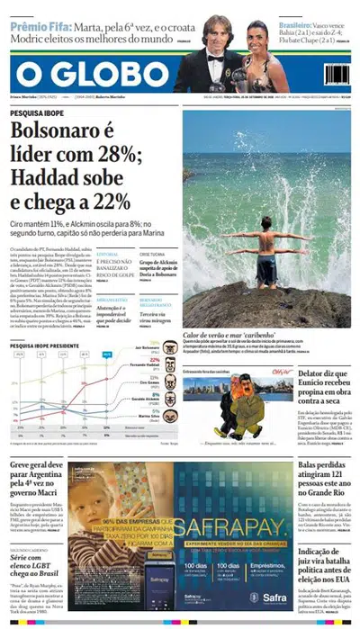 Jornal - Vasco x Bahia