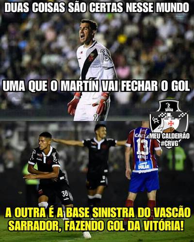 Meme Vasco 2 x 1 Bahia