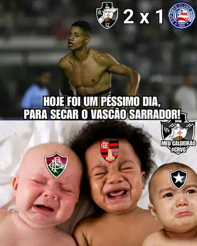 Meme Vasco 2 x 1 Bahia