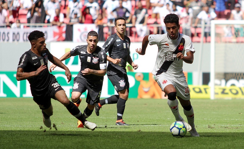 A última partida de Evander pelo Vasco foi contra o Corinthians em Brasília