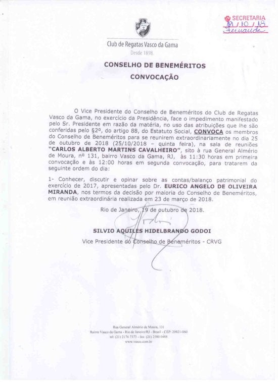convocação