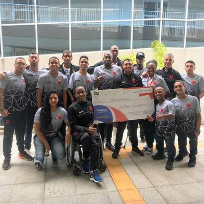 Delegação do Vasco no Brasileiro de Natação Paralímpica