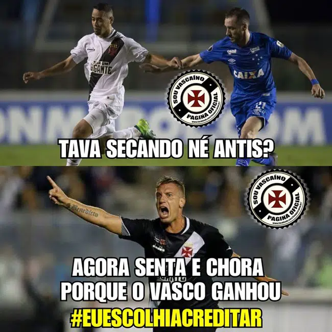 Memes Vasco 2 x 0 Cruzeiro