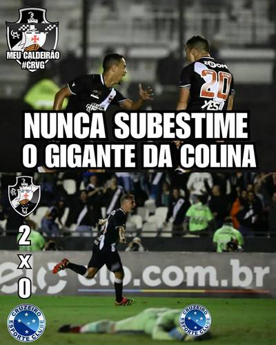 Memes Vasco 2 x 0 Cruzeiro