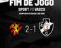 Sport 2 a 1 Vasco (Twitter Oficial do Vasco da Gama)