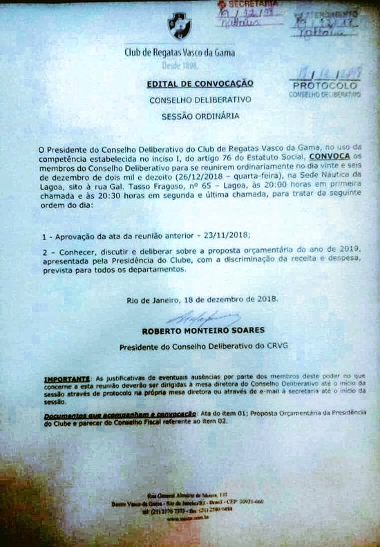 Convocação